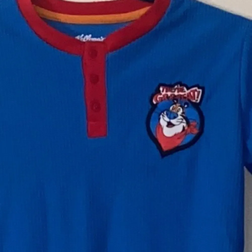 10/$50 Kellogg’s They’re GR R REAT! FLAME RESISTANT Boy Shirt Size L (10-12)